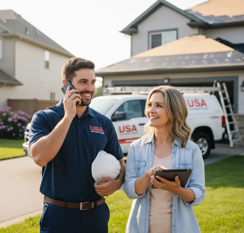USA Roof Repair Experts customer support in Albers